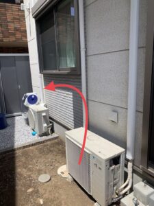 室外機の移動