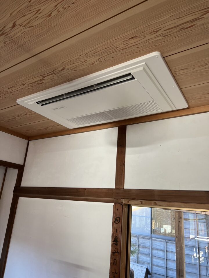 【施工事例】リフォームで天カセエアコン交換　武蔵野市
