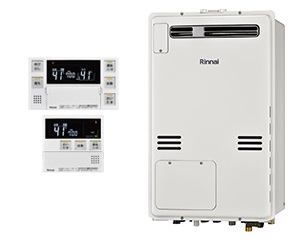 【設置込み】熱源機[浴室・台所リモコンセットMBC-240V(A)][床暖房3系統・熱動弁内蔵][2-3][屋外壁掛型][PS設置型][前面排気][フルオート][24号][ユーロホワイト]￥241,000