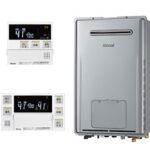 【設置込み】熱源機[エコジョーズ][浴室・台所リモコンセットMBC-240V(A)][床暖房3系統・熱動弁内蔵][2-3][暖房能力11.6kW][屋外壁掛型][前面排気][オート][24号][シャイニーシルバー]￥239,000