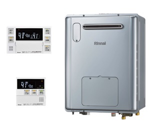 【設置込み】熱源機[エコジョーズ][浴室・台所リモコンセットMBC-240V(A)][床暖房4系統・熱動弁外付][2-1][暖房能力11.6kW][屋外壁掛型][前面排気][オート][コンパクト][20号][シャイニーシルバー]￥219,800