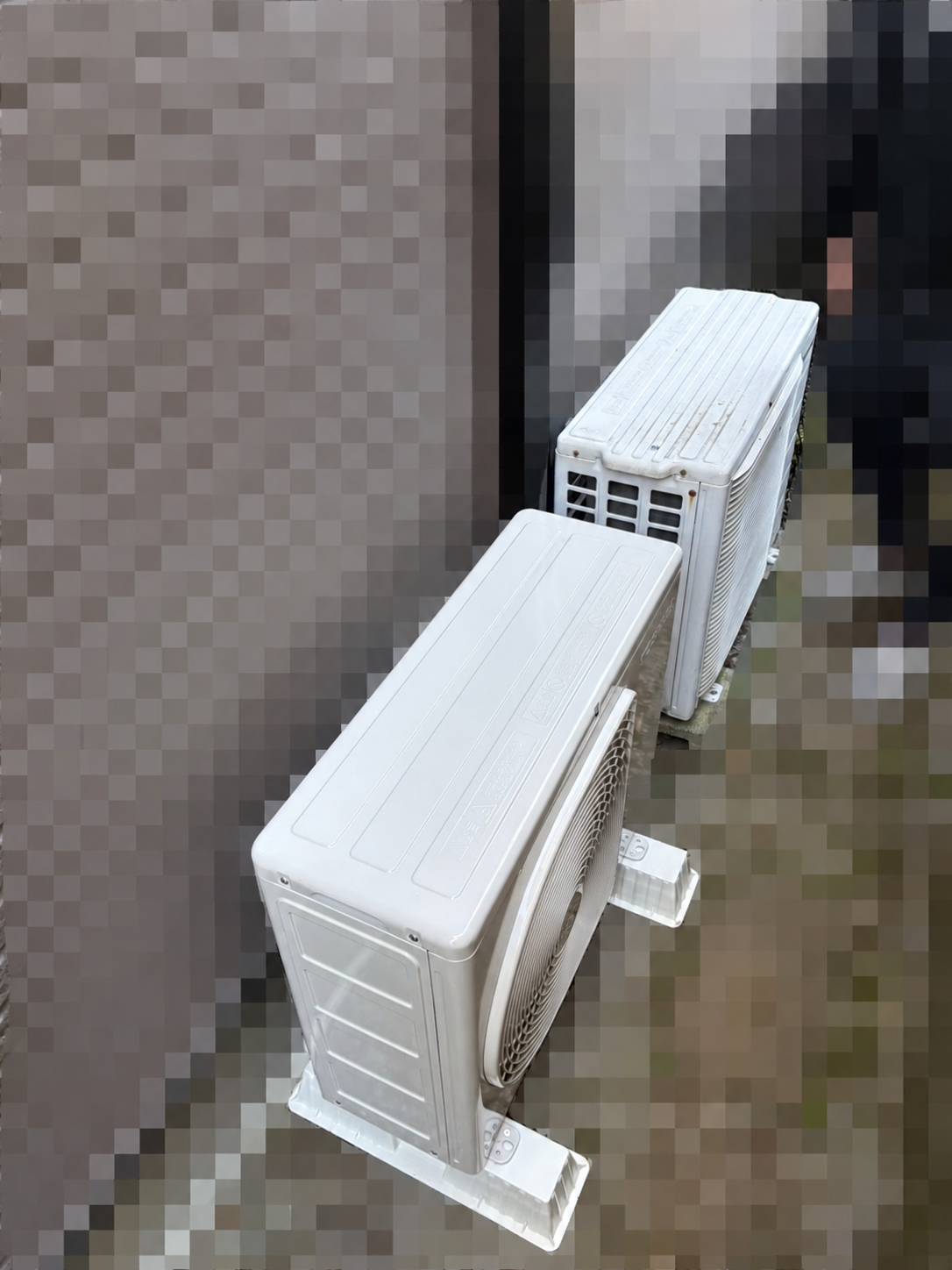 東京都あきる野市で設置した東芝エアコンの室外機3台目