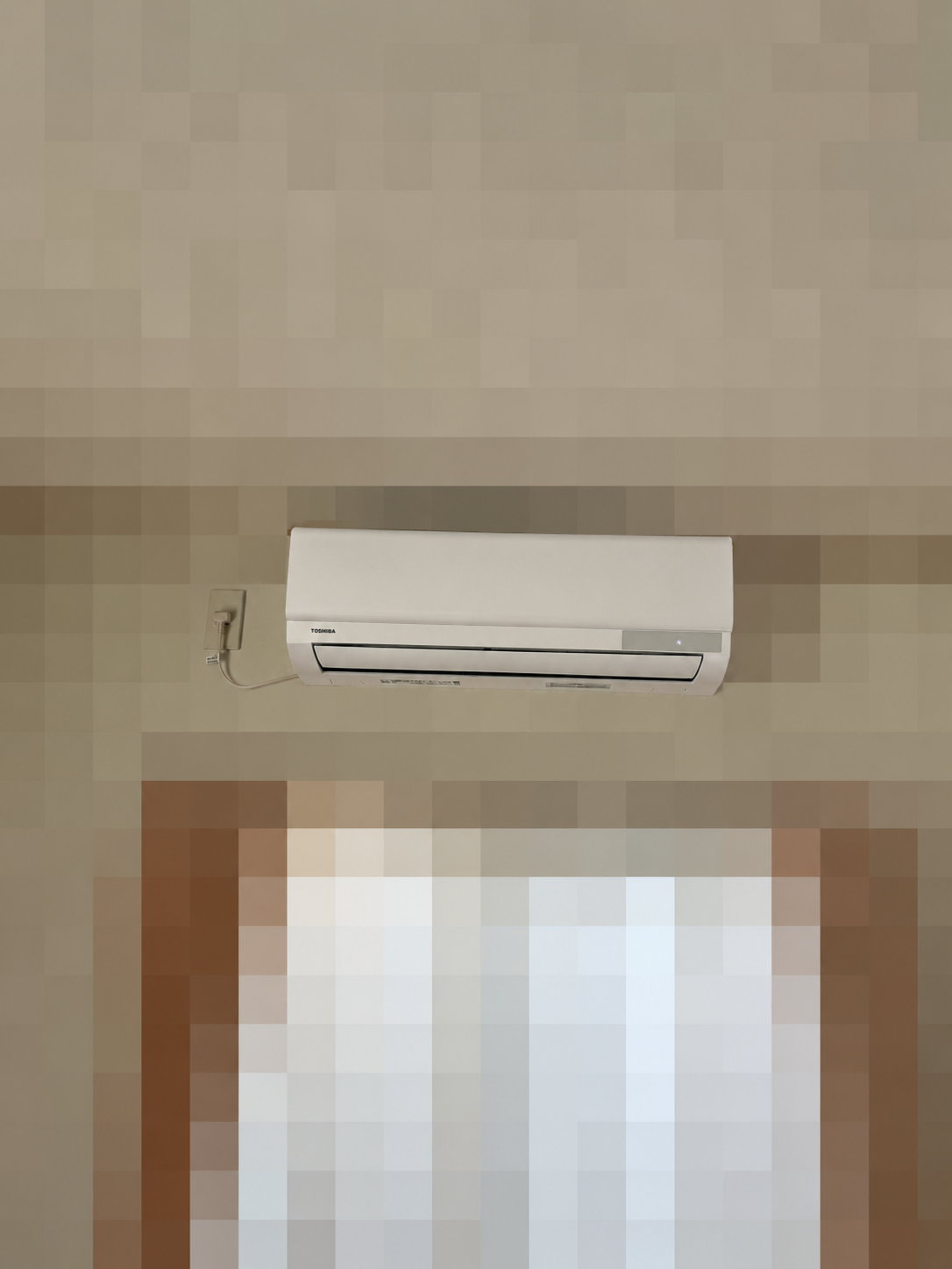 東京都あきる野市で設置した東芝 RAS-2215Tの室内機3台目