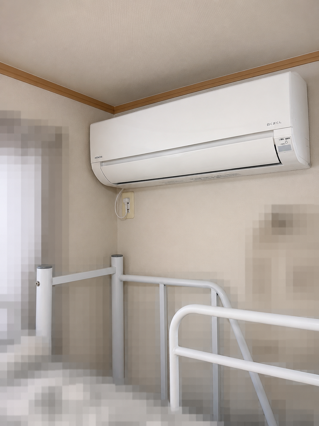 東京都国分寺市でベランダに設置した室外機