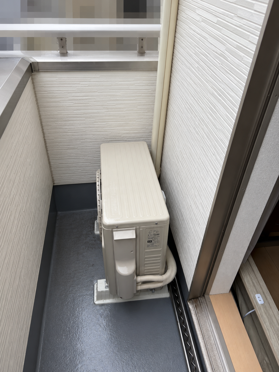 東京都国分寺市で交換した日立白くまくん6畳用エアコンの室内機