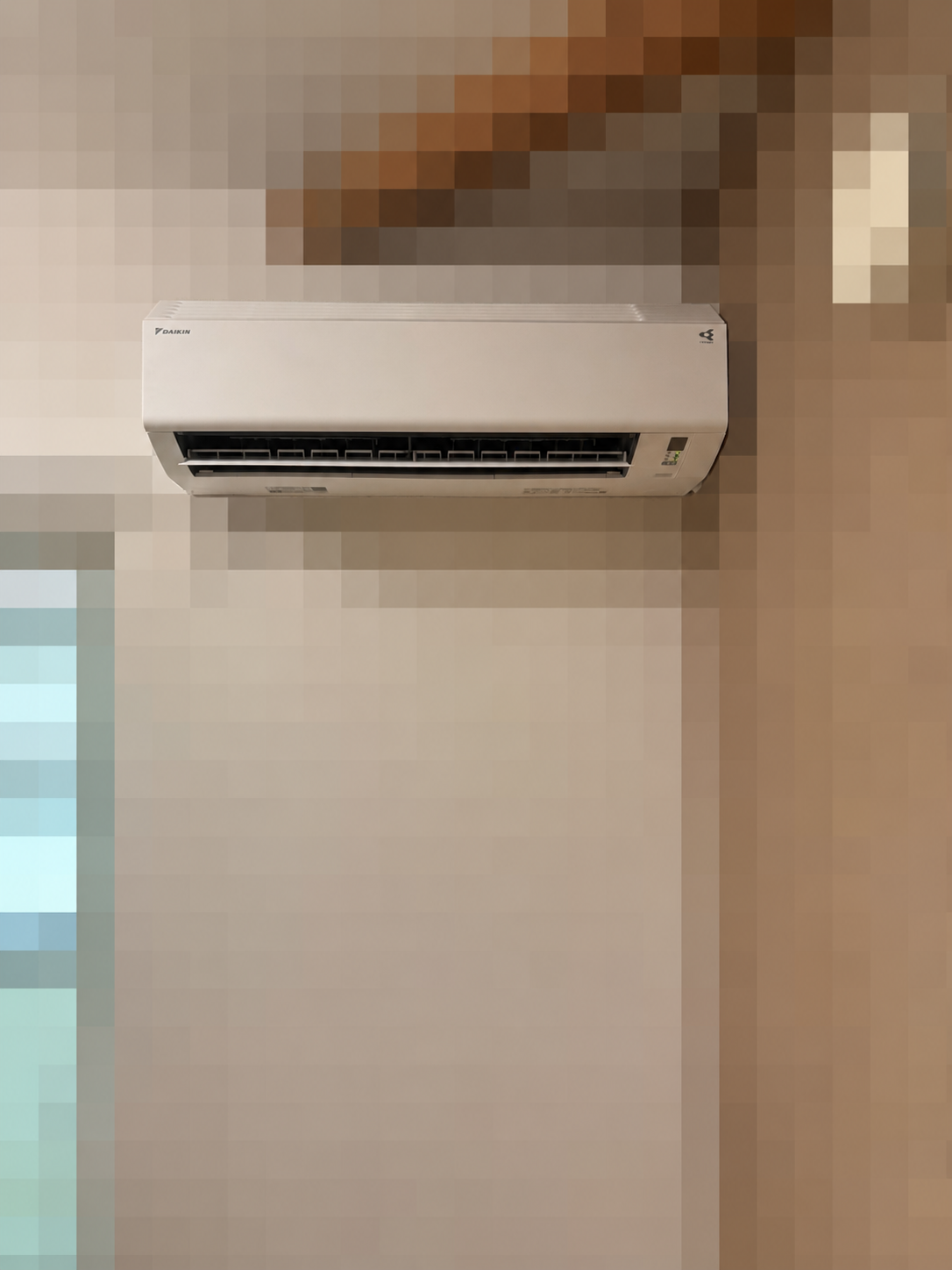 東京都立川市で設置したダイキンS225ATES-Wの室内機