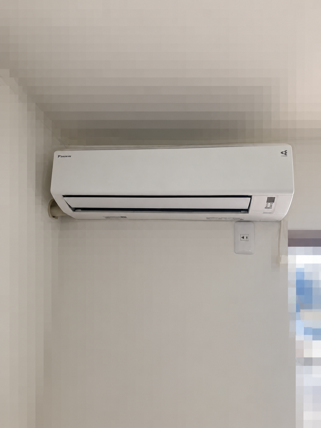東京都八王子市 エアコン新規取付工事 室内機③