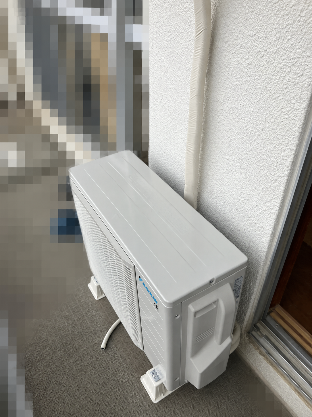 東京都八王子市 ダイキン S224ATGS 新規取付工事 室外機