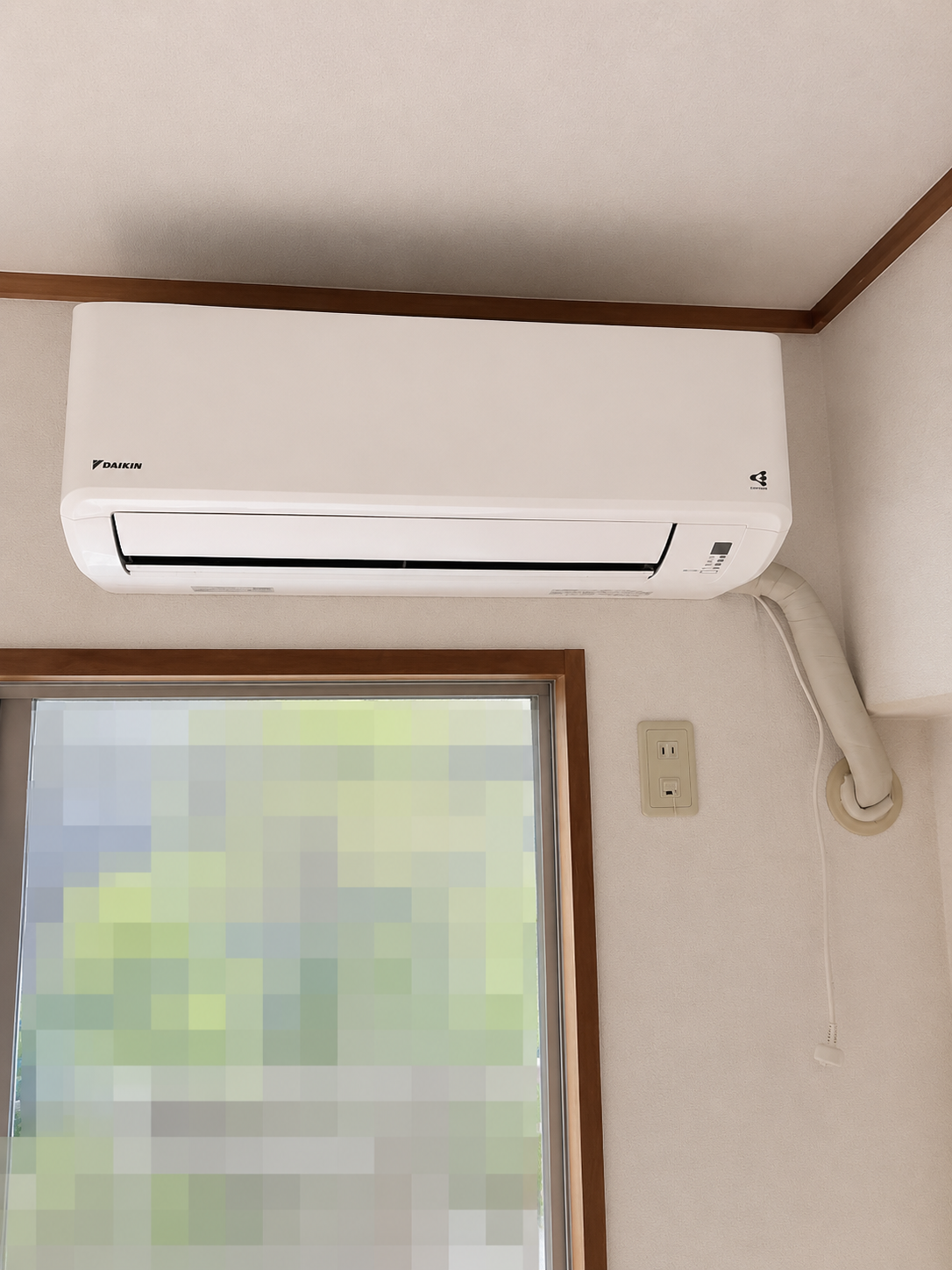 東京都八王子市 ダイキン S224ATGS 新規取付工事 室内機