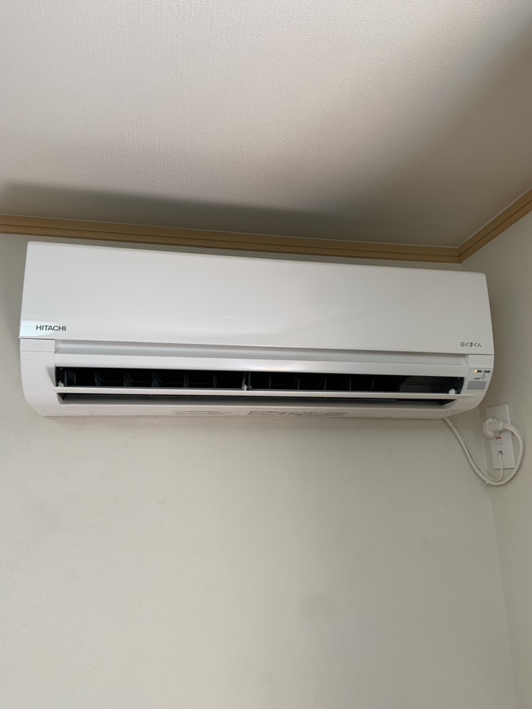 東京都調布市 日立 白くまくん RAS-AJ5625D エアコン交換工事 施工後