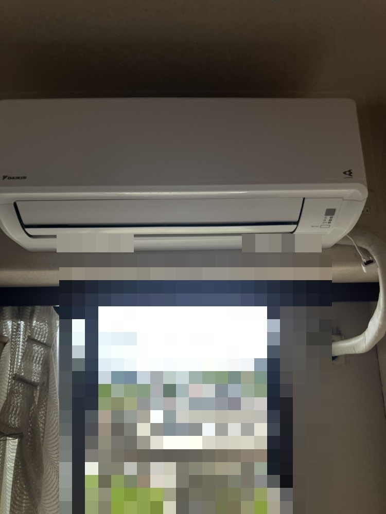 東京都小平市 ダイキンGXシリーズ 6畳用エアコン設置後