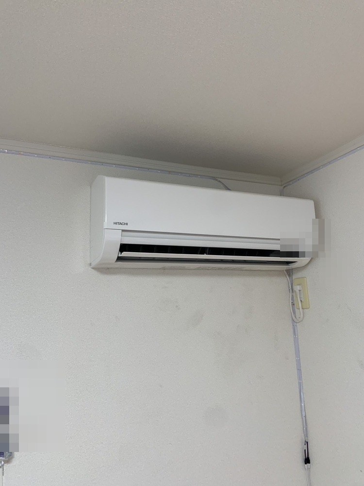 東京都杉並区 日立 白くまくん 6畳用エアコン 施工後