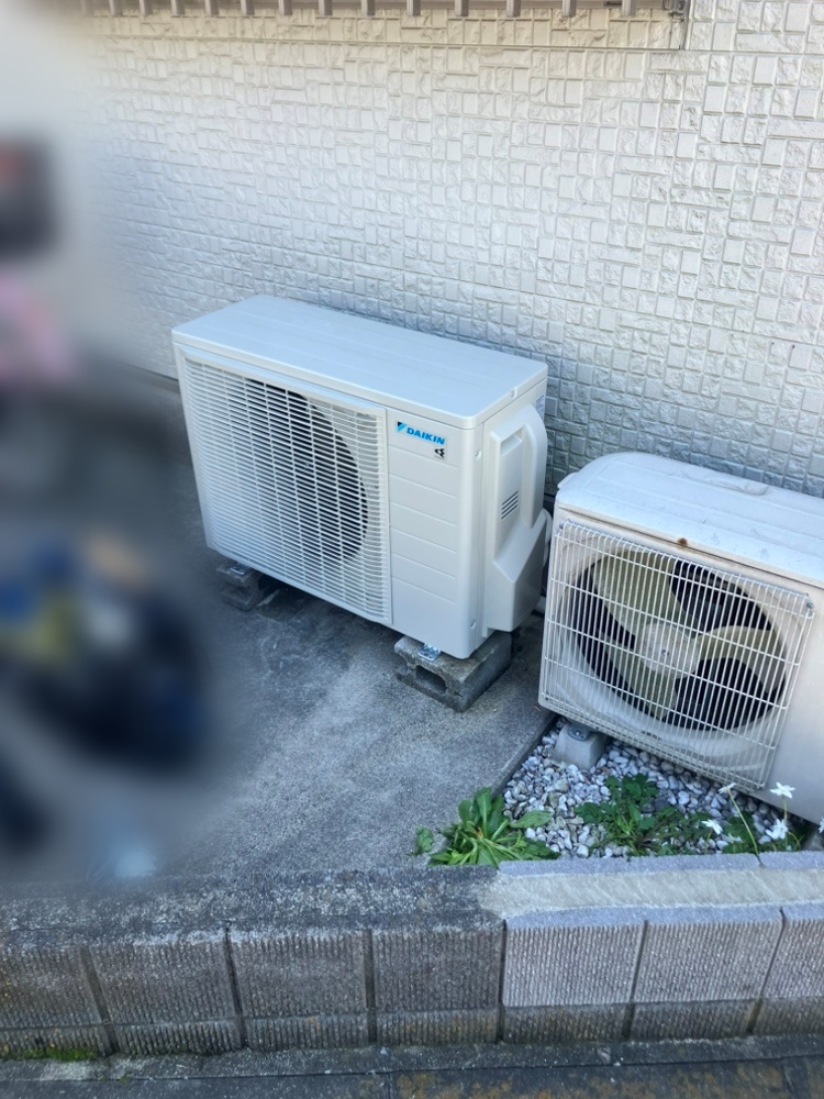 杉並区施工後室外機