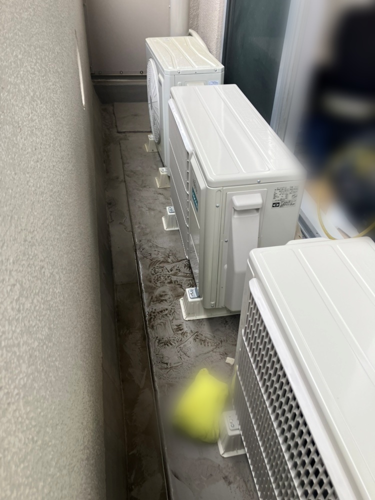八王子市施工後室外機