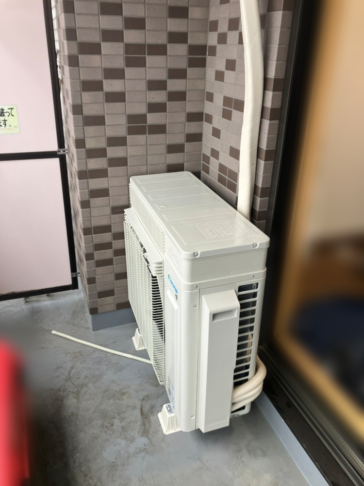 日野市施工後室外機