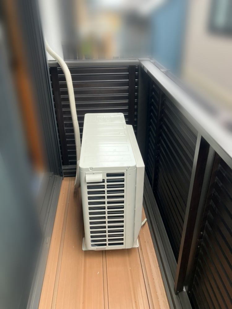 稲城市施工後室外機