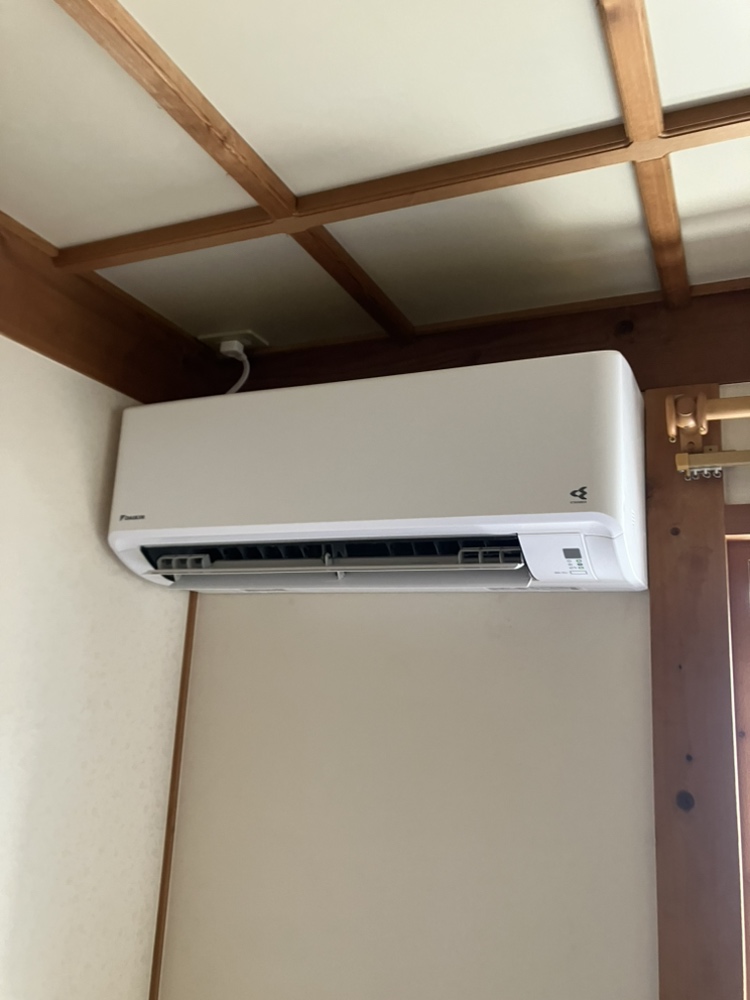 稲城市施工後室内機