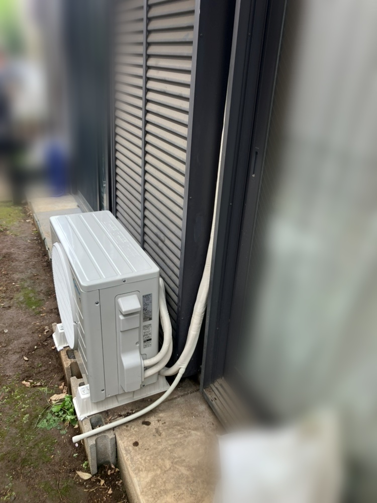 稲城市施工後室外機