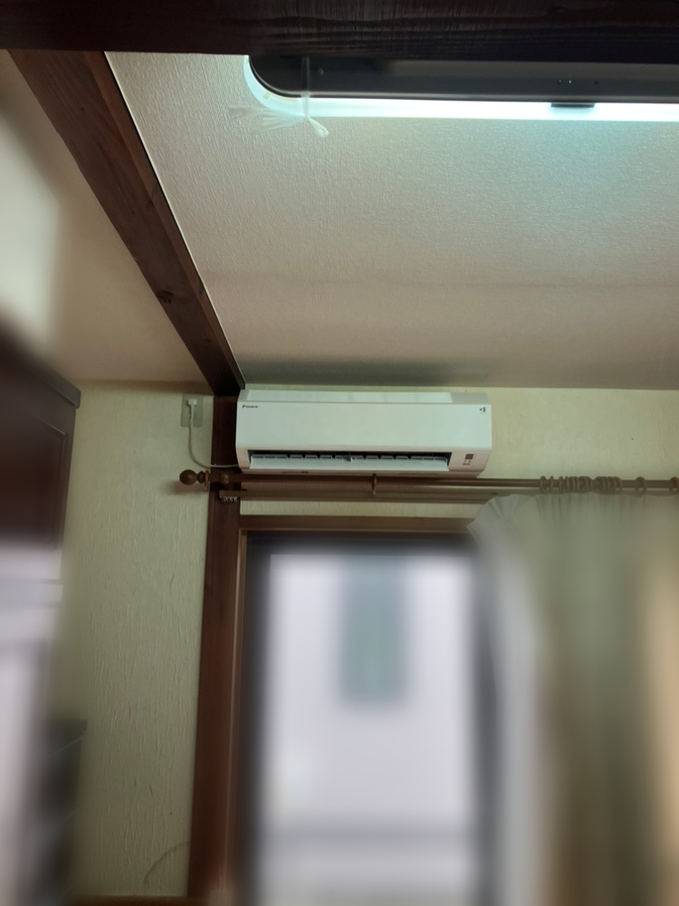 稲城市施工後室内機