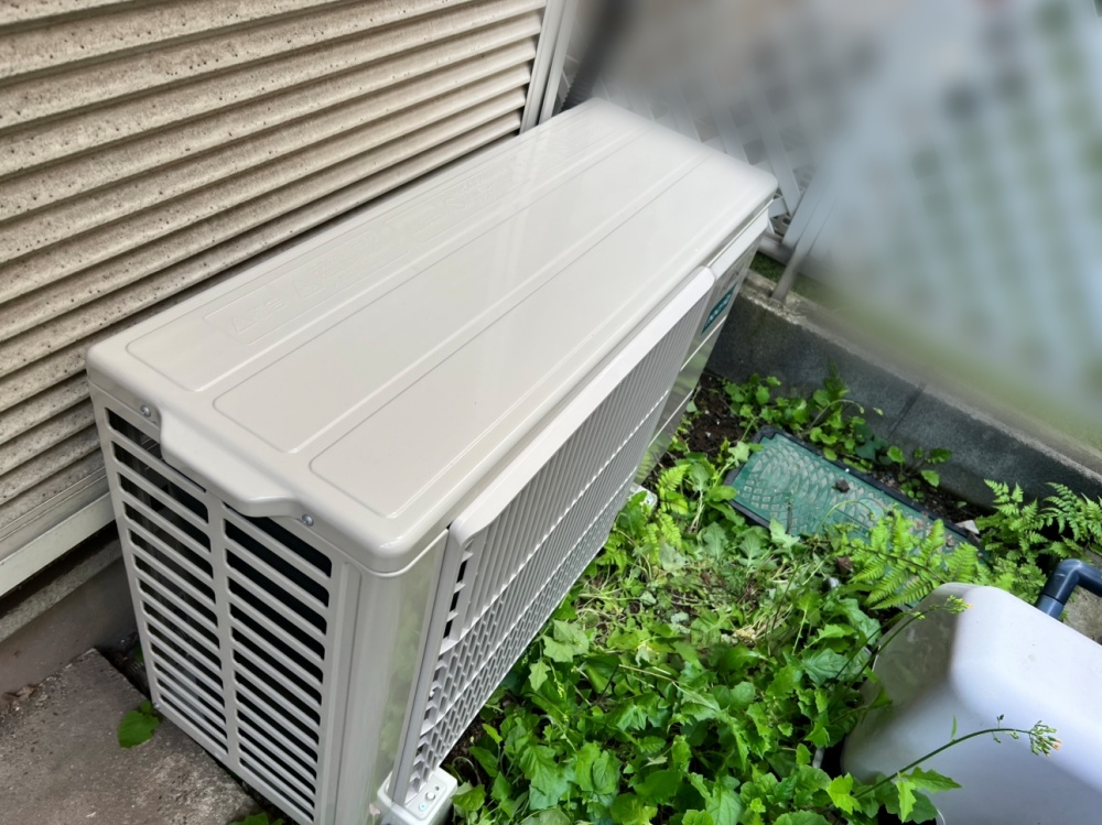 足立区施工後室外機