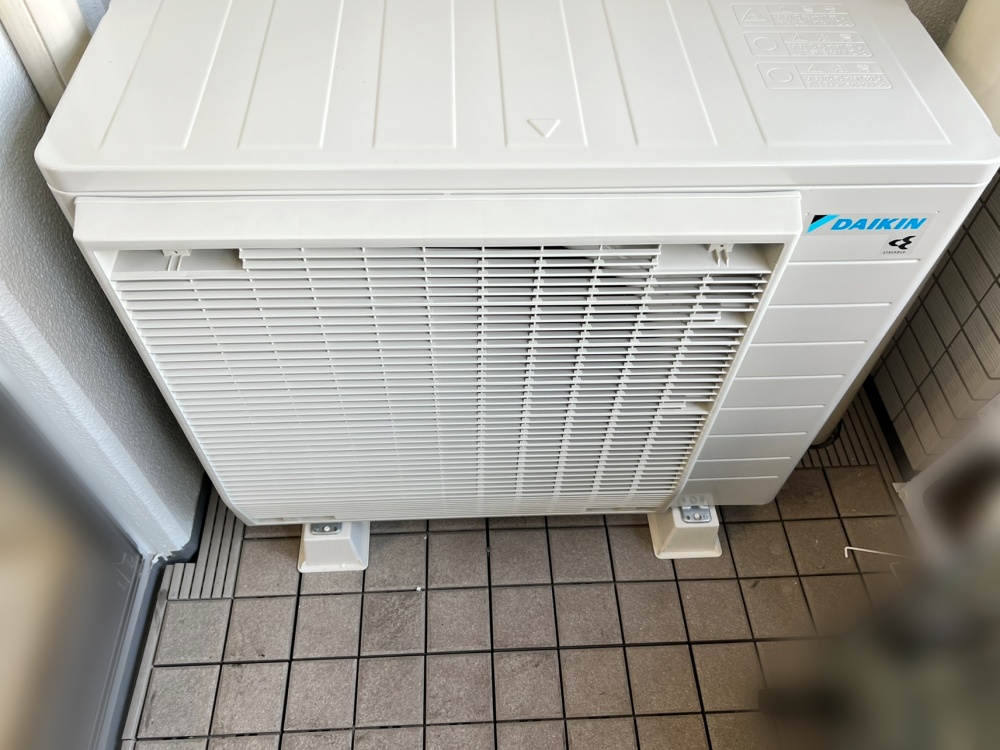 江戸川区施工後室外機