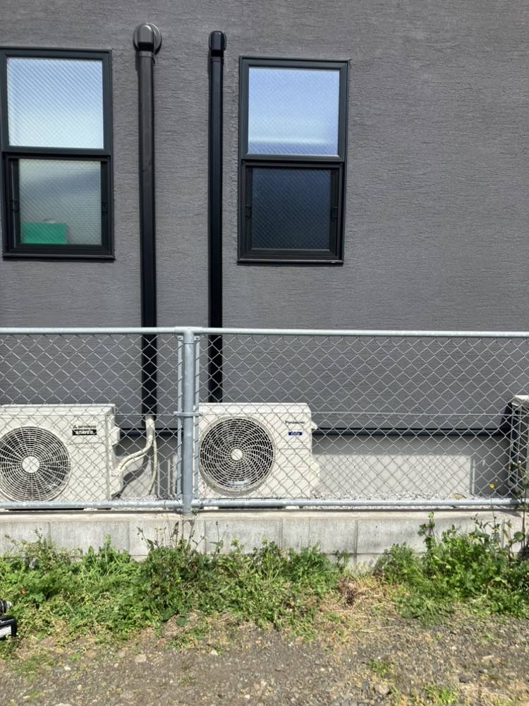 相模原市施工後室外機