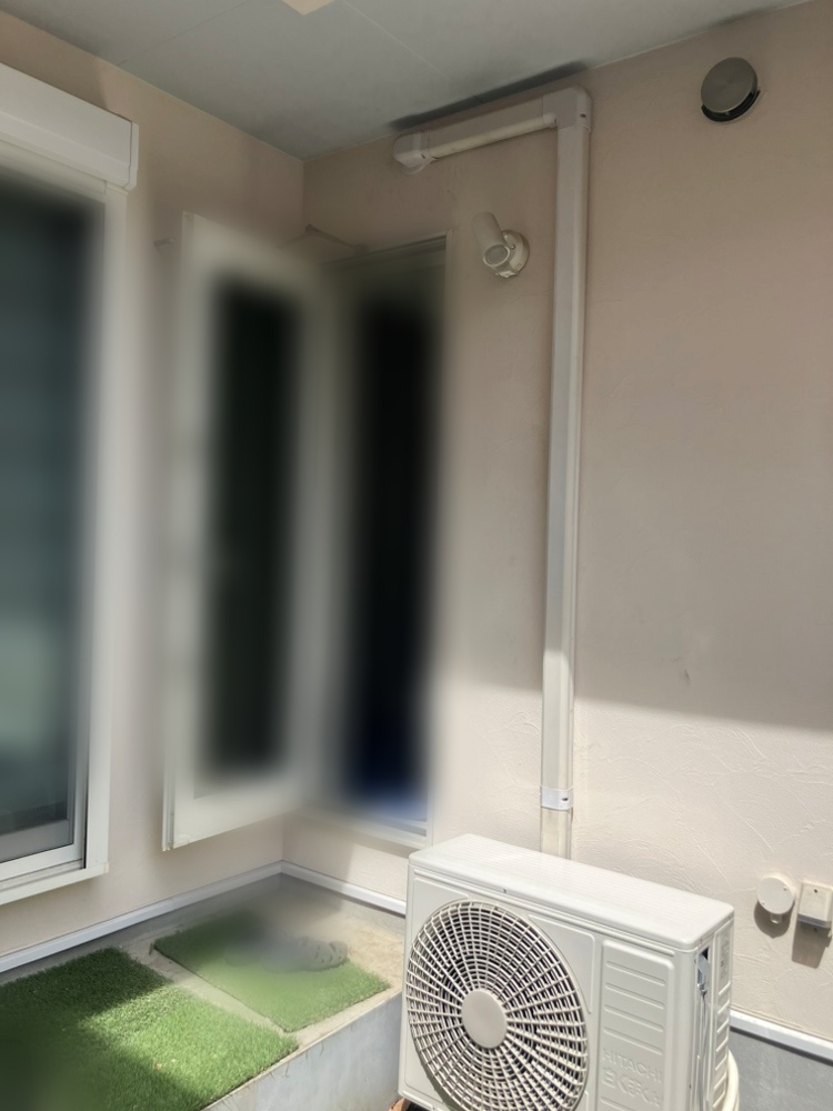 相模原市施工後室外機