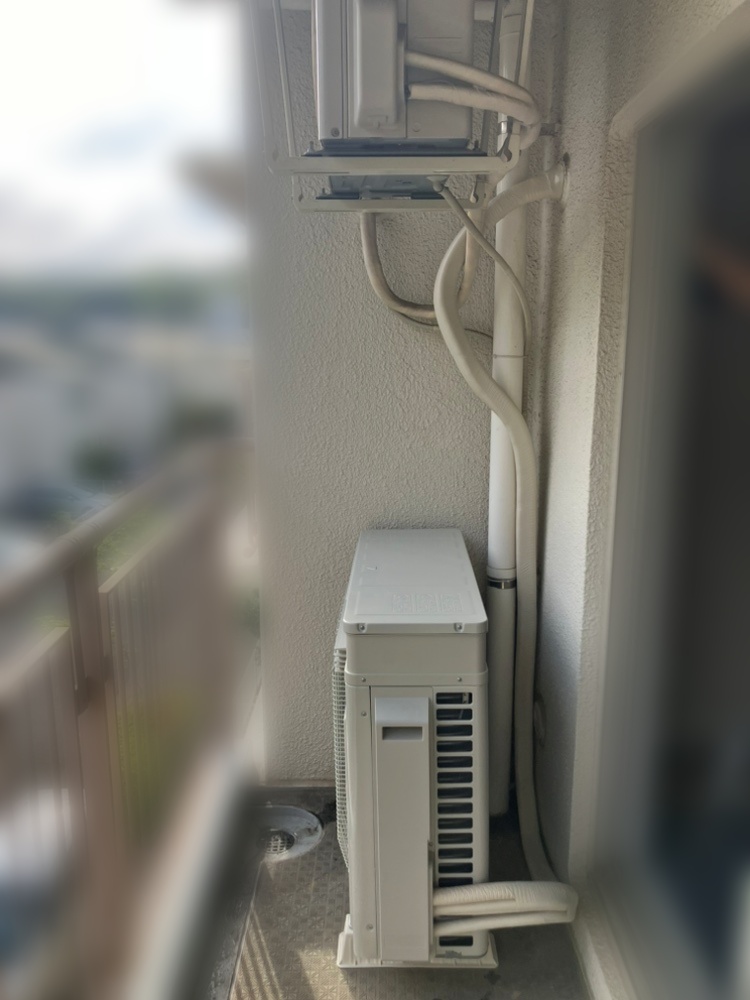 八王子市施工後室外機