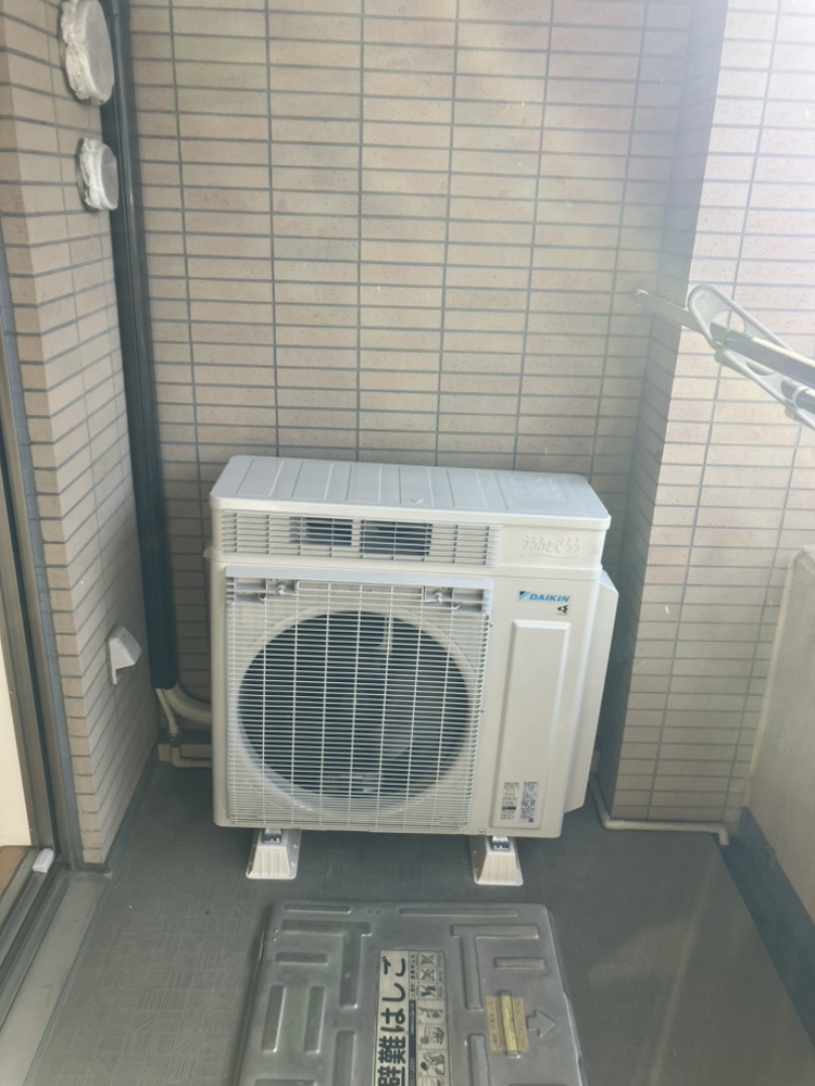 武蔵野市施工後室外機
