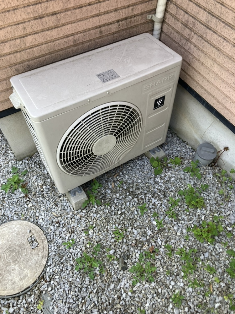 三鷹市施工前室外機