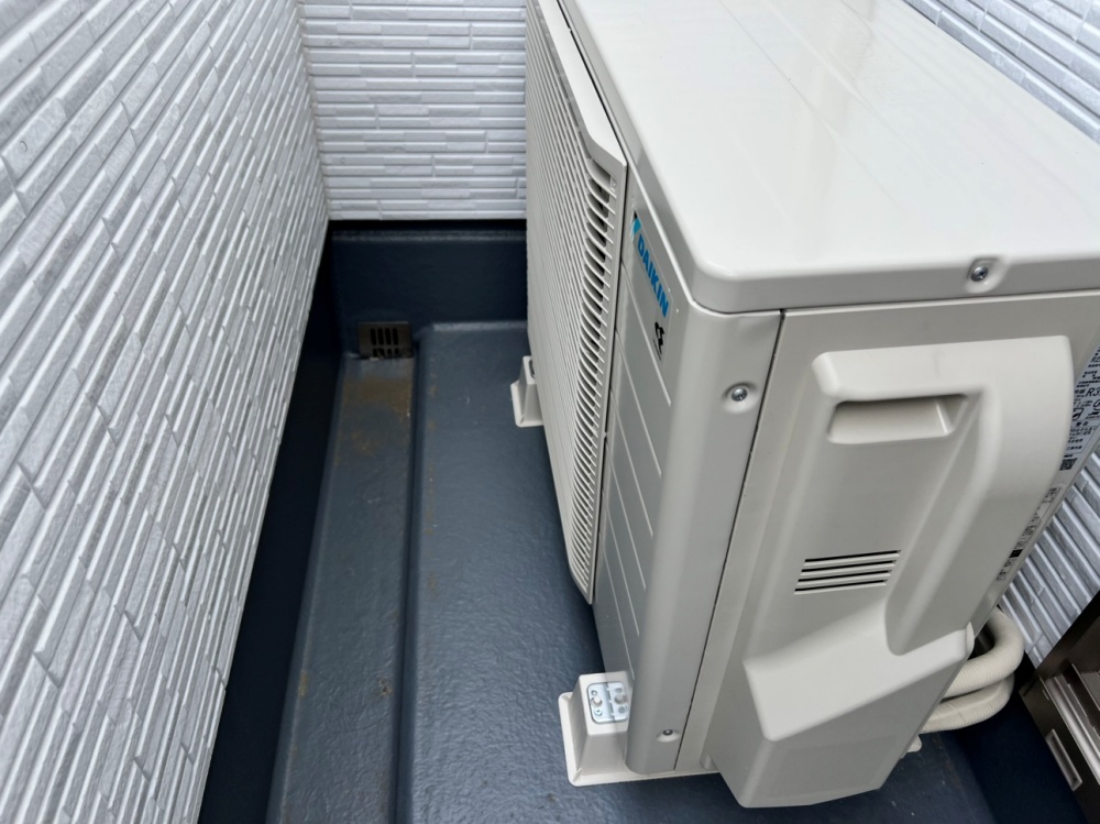 足立区施工後室外機