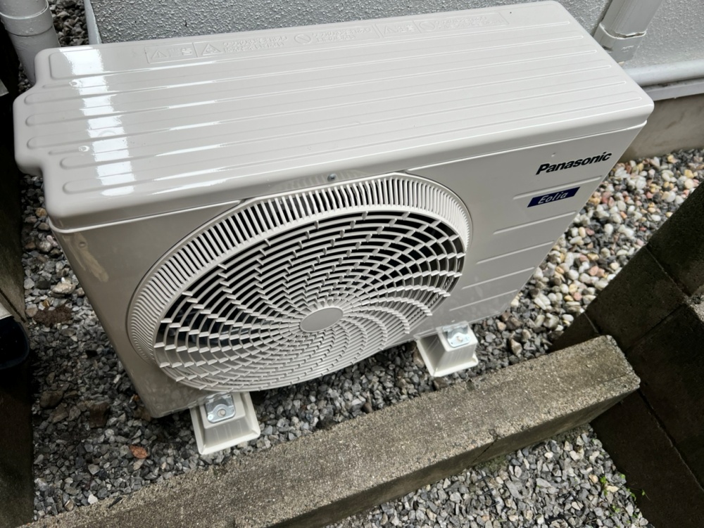 北区施工後室外機