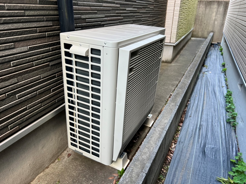 目黒区施工後室外機