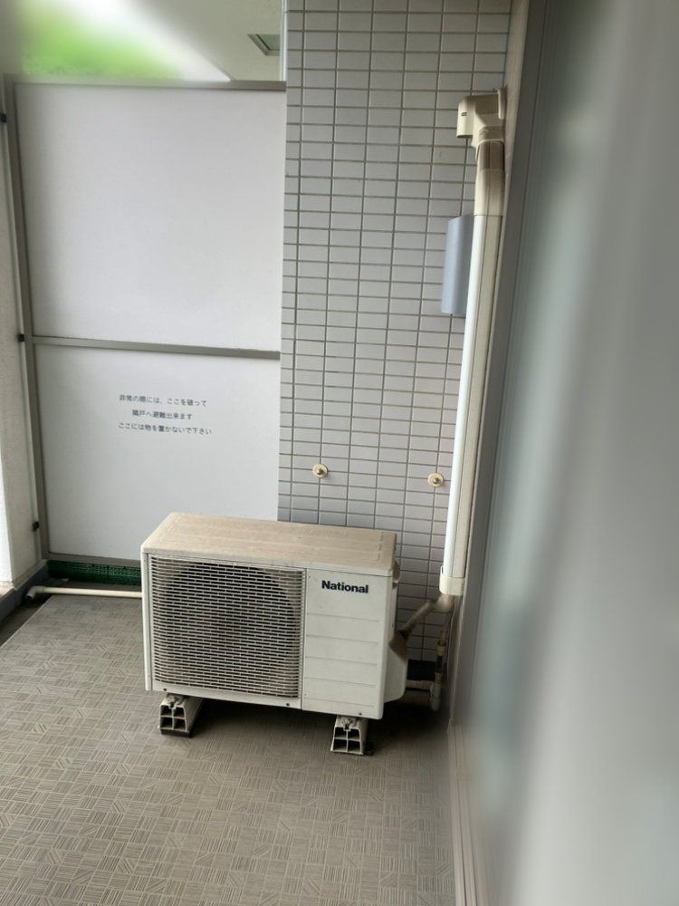 稲城市施工前室外機