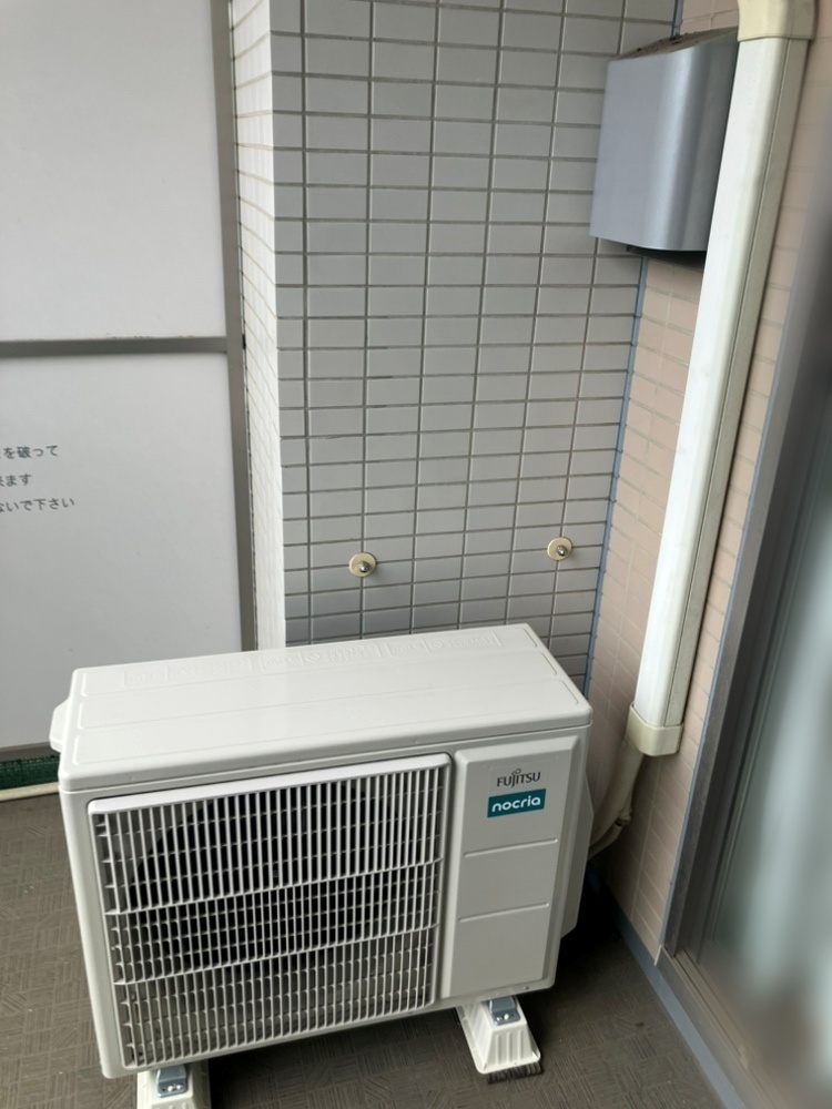 稲城市施工後室外機
