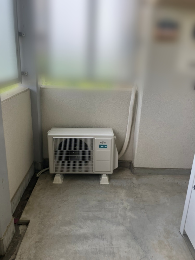 八王子市施工後室外機