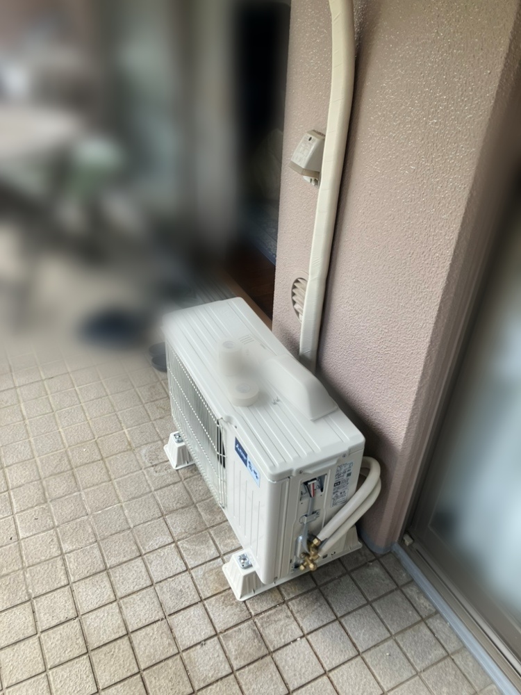 府中市施工後室外機