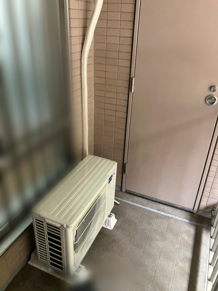 府中市施工後室外機