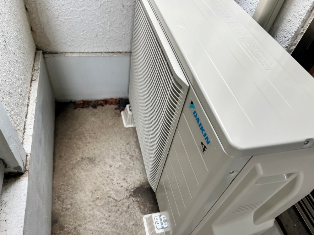 豊島区施工後室外機