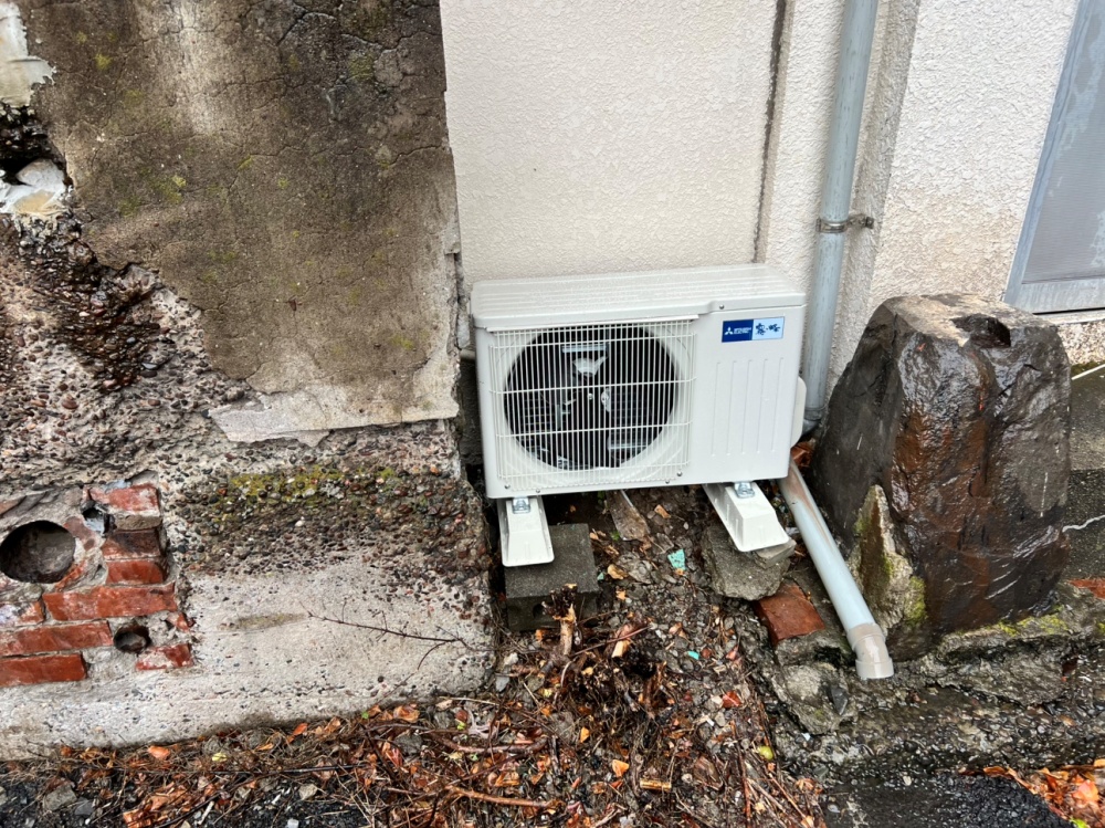 荒川区施工後室外機
