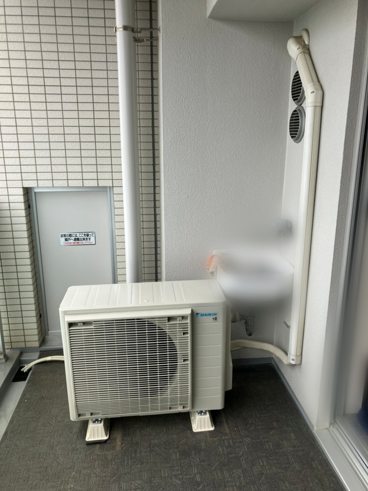 八王子市施工後室外機