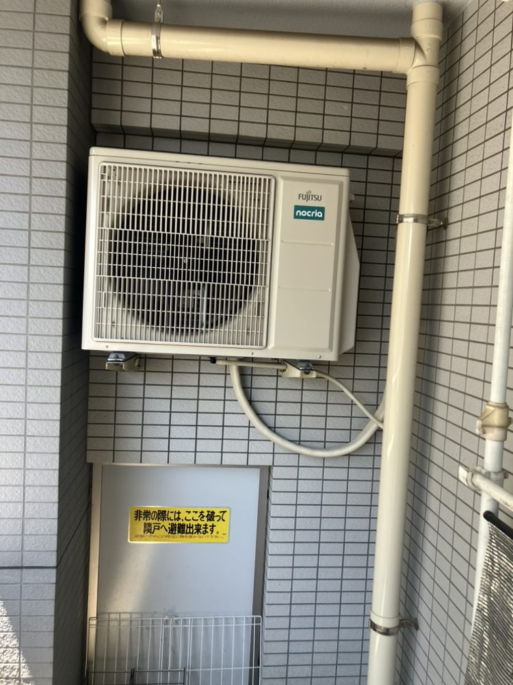 中野区施工後室外機