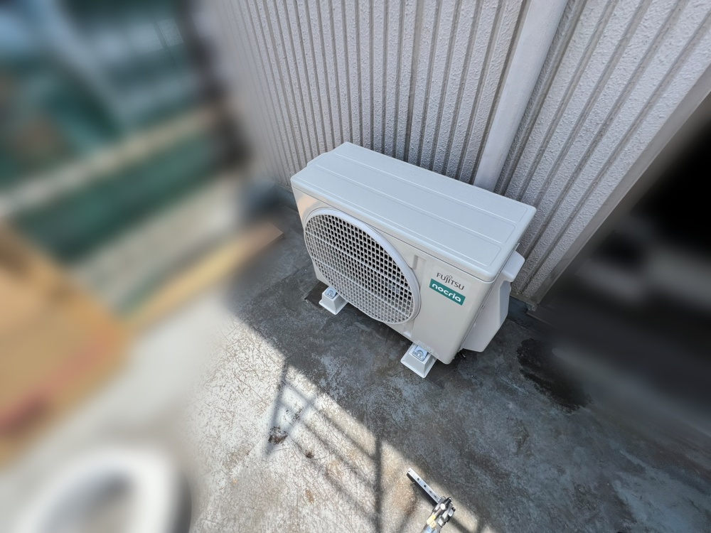 品川区施工後室外機