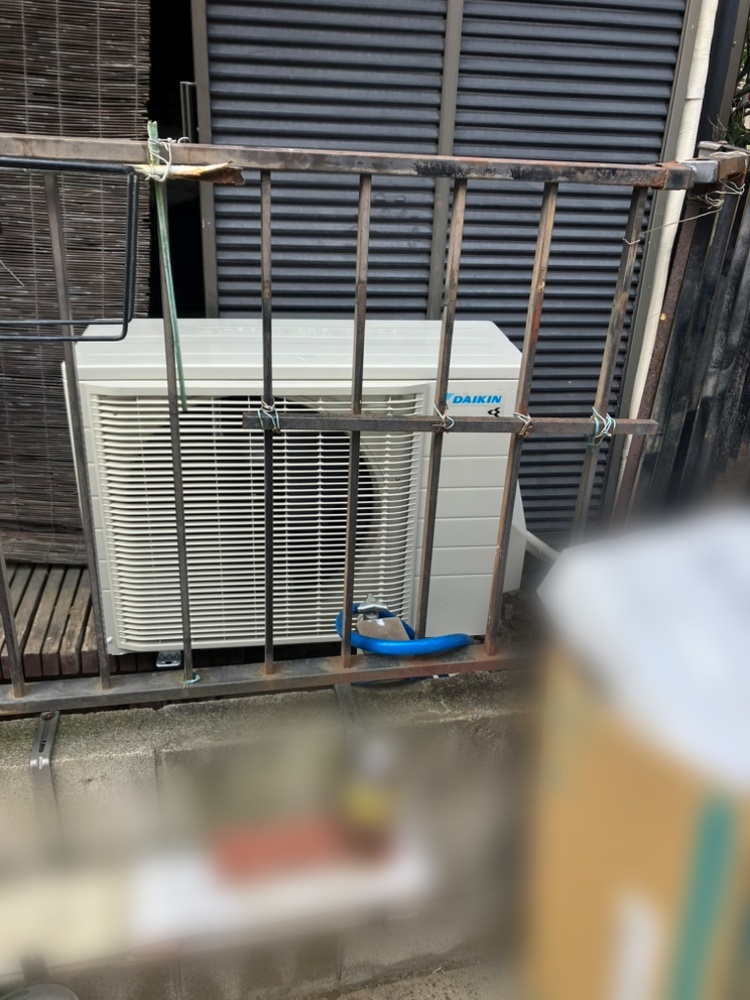 杉並区施工後室外機