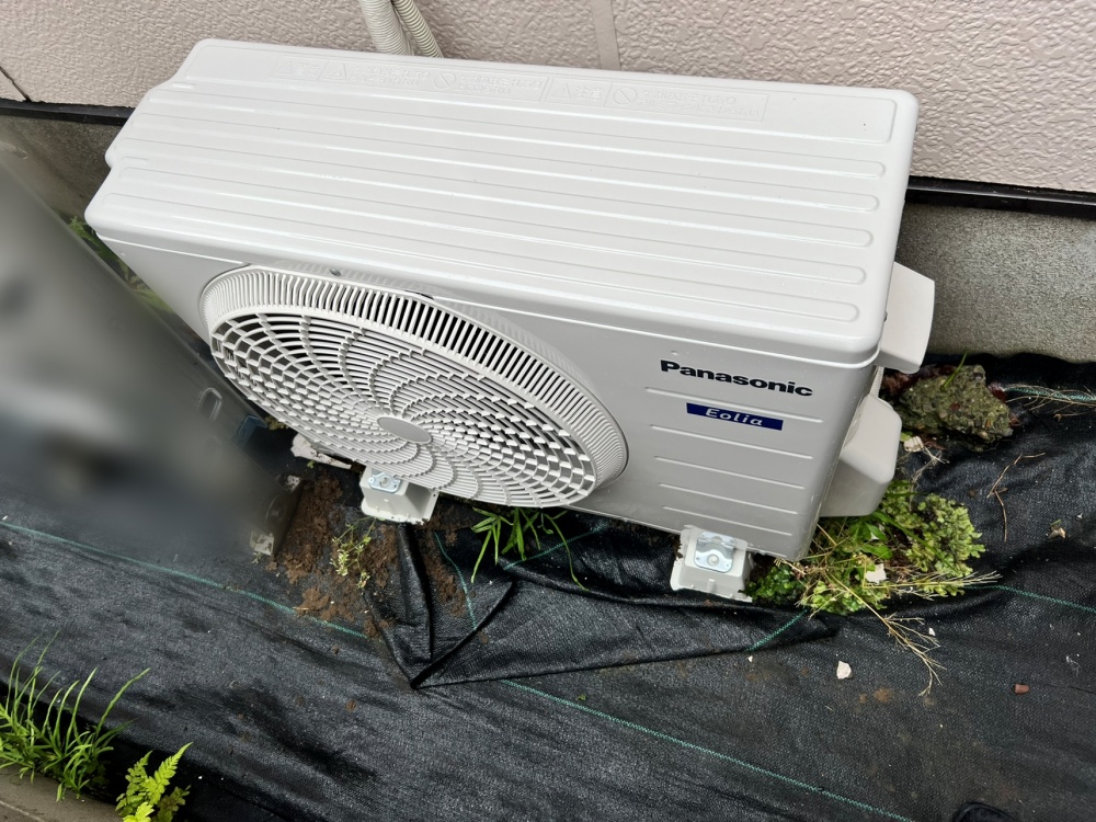北区施工後室外機