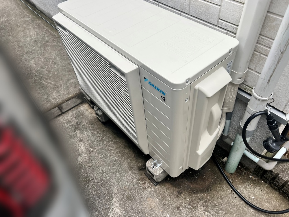 さいたま市施工後室外機