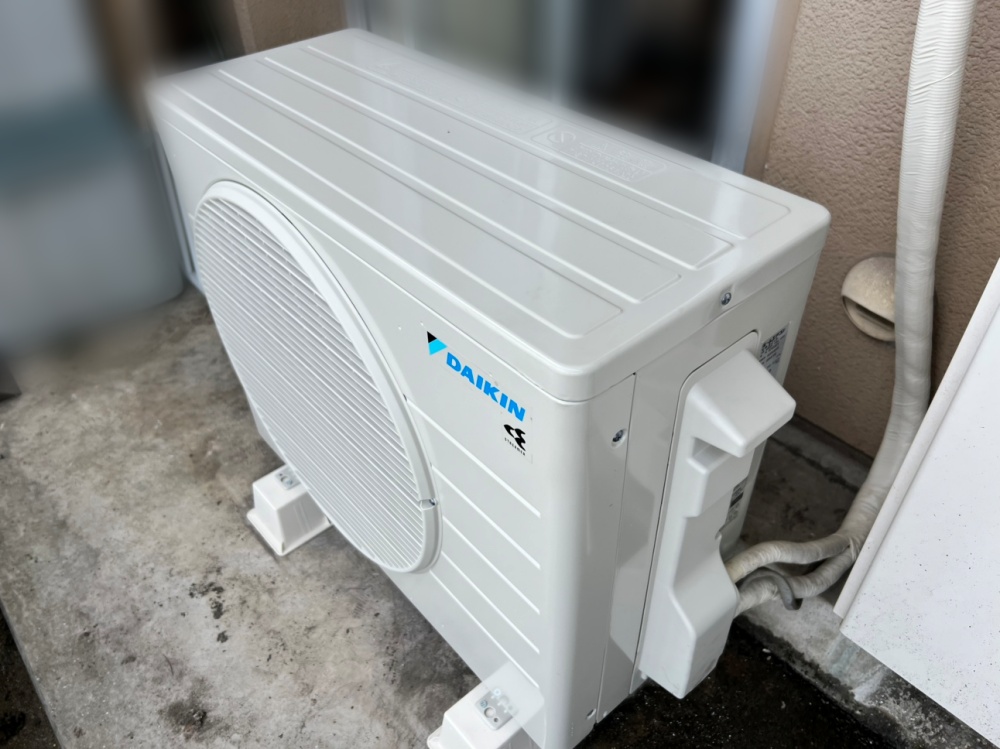荒川区施工後室外機