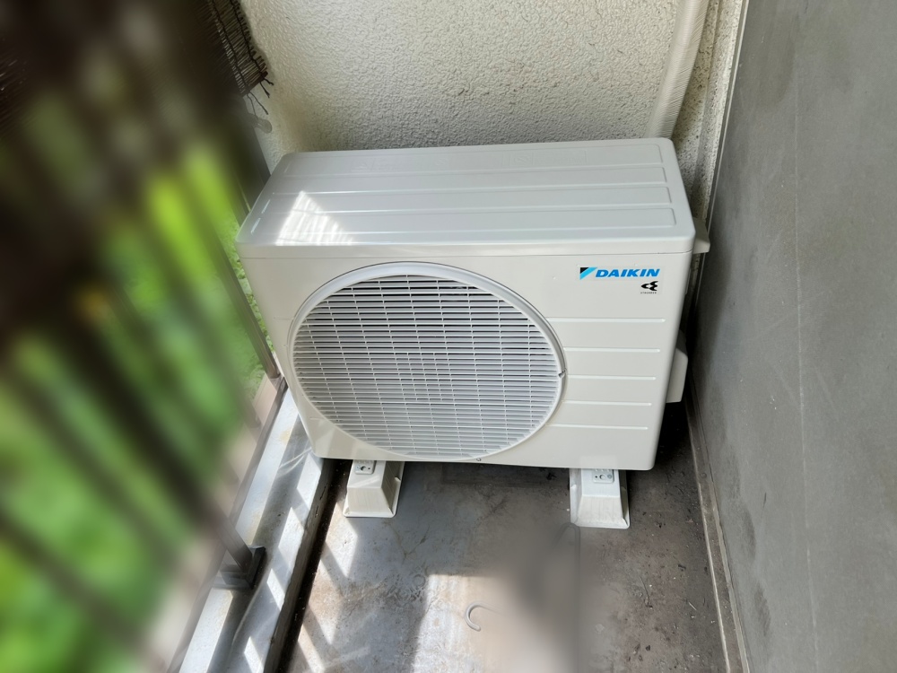 豊島区施工後室外機