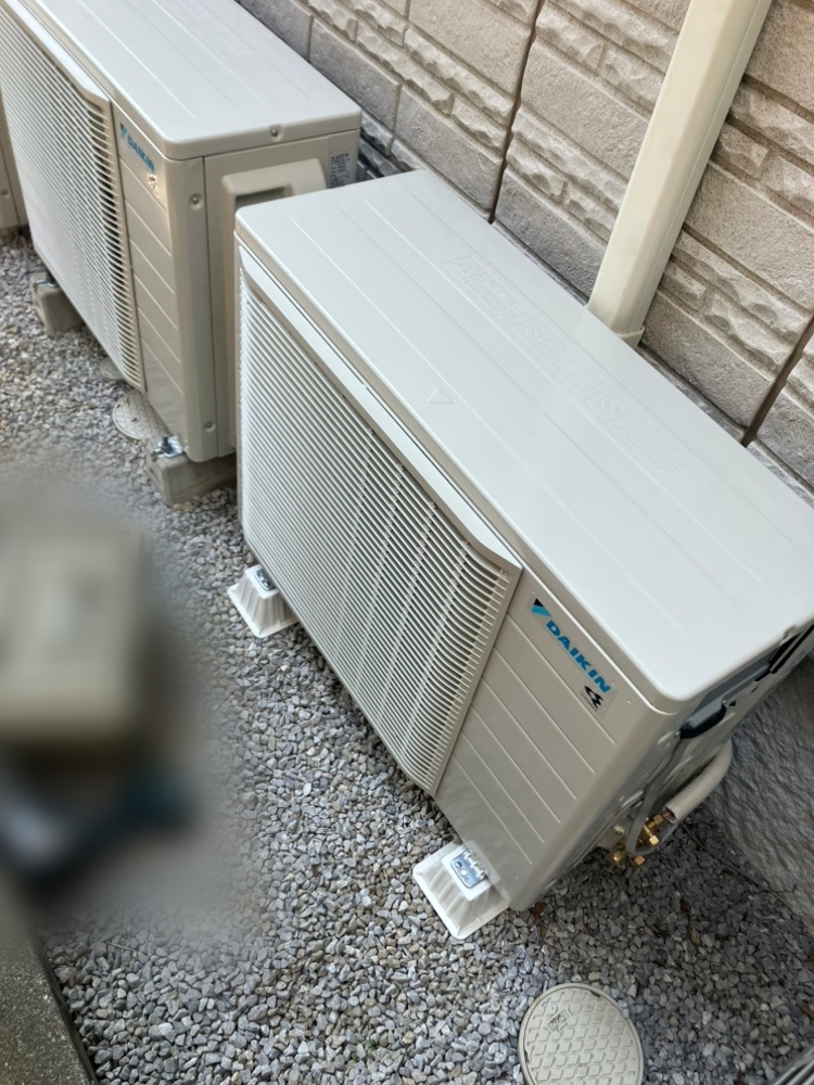 町田市施工後室外機