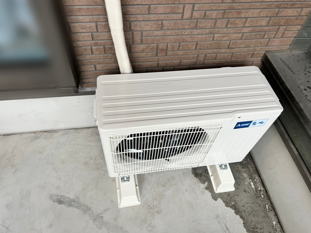足立区施工後室外機
